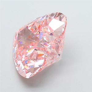 Diamant de laboratoire rose intense fantaisie en forme de cœur de 7,09 carats, certifié IGI, clarté VS1, taille excellente, pierre précieuse synthétique - Product Image 5