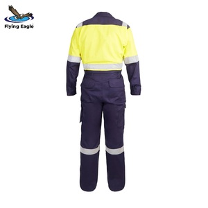 Uniforme de Trabajo de Primera Calidad, Overol de Algodón Resistente, Conjunto de Ropa de Trabajo Protectora de Seguridad Industrial - Product Image 2