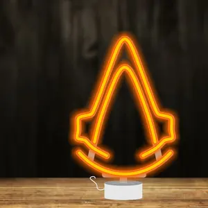 Assassins Creed Neon Sign: LED Game Display, Perfect Home Decor, Vibrant LED Lights