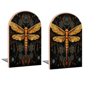 Sheesham Wood wooden <b>bookends</b> and desk organizers OEM Custom Wholesale | Aqdus Saleem India - Product Image 1