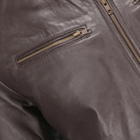 Veste en cuir véritable au prix direct d'usine |   Manteau en cuir d'hiver pour homme personnalisable