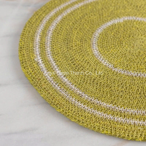 Luxury Handmade Braided Seagrass Placemat Woven Dining <b>Table</b> <b>Mat</b> for Hotel Dining OEM Supplier - Product Image 2