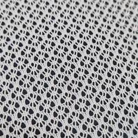 Tissu en maille florale extensible en dentelle tricotée, Spandex/Nylon, couleur personnalisée, 147 cm, léger, respirant, tissu coréen de qualité supérieure