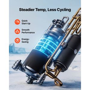 Condizionatore d'aria per camper da 15000 BTU, 120V, canalizzato, a pompa di calore, a velocità variabile, facile da installare, per parcheggio automatico - Product Image 6