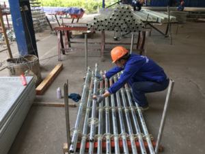 Échafaudage à anneaux en acier galvanisé à chaud de la marque VCOATING, norme élevée JIS H8641, conforme à la norme ASTM A123, fabriqué au Vietnam, plus de 5 ans - Product Image 2