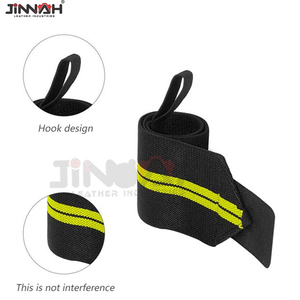 Correas de Muñeca para Levantamiento de Pesas de Algodón con Logotipo Personalizado, Transpirables, de Alta Calidad, para Entrenamiento de Fuerza, Precio Económico - Product Image 3