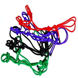 Licol d'entraînement anglais sans mors en corde de polyester colorée pour chevaux, pour usage quotidien en écurie - Product Image 1