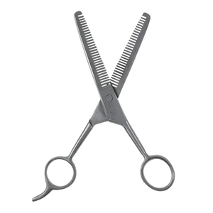 Ciseaux de coiffure professionnels en acier inoxydable 4Cr13 avec technologie plasma, manche en céramique, prise UE, pour barbier et salon de beauté - Product Image 1