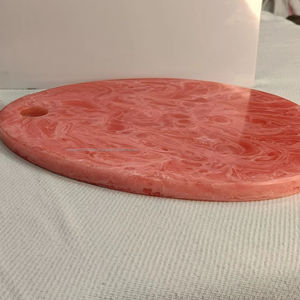 Tabla de Cortar y Servir Creativa de Resina con Posavasos para Queso y Charcutería, Tabla de Comida de la India - Product Image 6