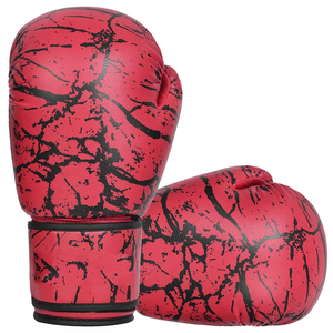 Gants de boxe professionnels en cuir de vachette véritable, couleur blanche, pour entraînement et combat, à lacets, avec logo personnalisé - Product Image 4