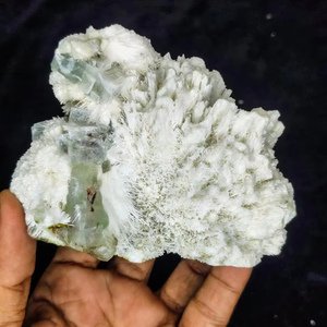 Natural Green Apophyllite with Mordenite <b>Crystal</b> <b>Cluster</b> Premium Mineral Specimen Healing Stone Collectible Display India - Product Image 1