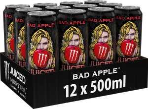 Bebida Energética Carbonatada Monster Energy Juiced Bad Apple 500ml, Sabor a Manzana, Alta en Cafeína, Suministro al por Mayor, OEM Disponible - Product Image 5