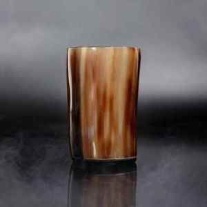 Vaso Corto de Cuerno Natural con Diseño Antiguo, Hecho a Mano, Estilo Náutico Vikingo, Pulido, para Bar, Precio Bajo - Product Image 4