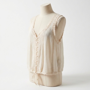 Camiseta sin mangas de doble capa para mujer, elástica, ajustada, al por mayor, de marca privada, para salir de fiesta. - Product Image 5