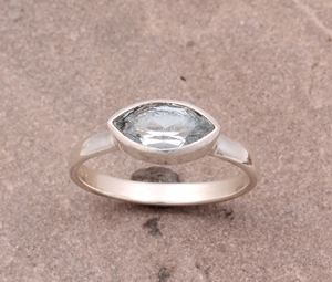 Bague de fiançailles et de mariage classique en argent sterling 925 avec pierre précieuse en onyx noir, cadeau pour femme - Product Image 4