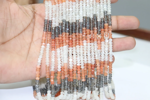 Cuentas Redondas Facetadas de Piedra Lunar Natural de la Mejor Calidad Disponibles para Venta al por Mayor en Cantidad a un Precio Competitivo - Product Image 2