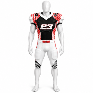 Ensemble d'uniformes de football américain dernière génération, vente en gros, vêtements de sport respirants pour équipes, uniformes de football américain OEM en gros - Product Image 4