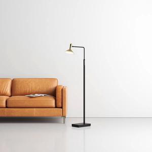 โคมไฟตั้งพื้นผ้าสีขาวหรูหราพร้อมฐานที่มั่นคงสำหรับตกแต่งบ้านสไตล์โมเดิร์น - Product Image 3