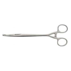 Pinzas Peritoneales Miculicz de 8 Pulgadas Curvas con 1x2 Dientes, Instrumento Quirúrgico Manual para Agarrar Tejidos, Acero Inoxidable Reutilizable - Product Image 2