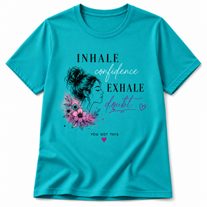 Camiseta de Cuello Redondo para Mujer, Color Verde Oliva, Manga Corta, Estampado por Transferencia de Calor, 100% Algodón, Casual, Transpirable, Corte Ajustado, 120g - Product Image 1