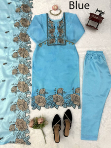 Punjabi ชุดกระโปรงอินเดียสำหรับผู้หญิงชุดเล่น Salwar Kameez ดีไซน์ใหม่ - Product Image 4