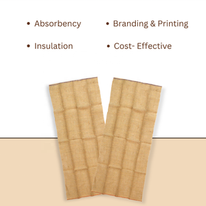 Rouleau de toile de jute naturelle 9oz, largeur 45 pouces, tissu en toile de jute écologique pour rembourrage, jardinage, contrôle de l'érosion et sacs - Product Image 6