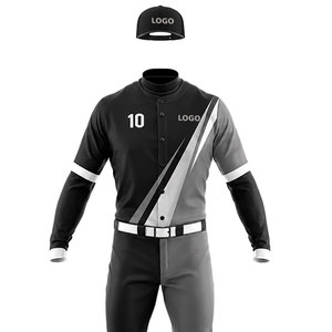 Uniforme de Béisbol para Hombre Inflow Sports de la Mejor Calidad, 100% Poliéster Transpirable, Conjuntos con Logotipo Personalizado, Opciones de Tallas Grandes, para Todas las Temporadas - Product Image 4