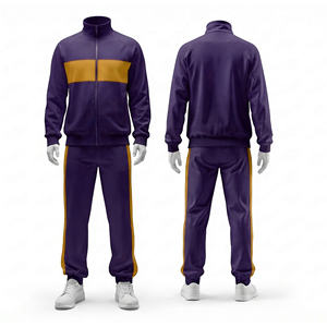 Survêtement de sublimation en gros avec logo personnalisé, tenue de sport respirante en polyester pour l'entraînement et la gym, fabricant - Product Image 5