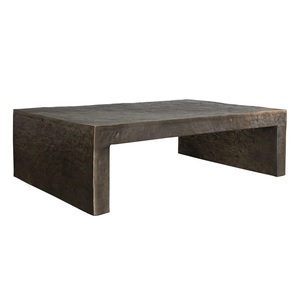 Table basse rectangulaire moderne en béton, design industriel, faite à la main, table basse pour salon, meubles de salon - Product Image 2