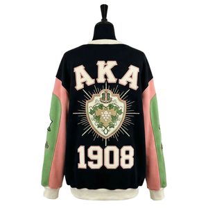 Sudadera de Forro Polar Ecológico para Mujer, Manga Larga, Color Negro, Verde y Rosa, Diseño Gráfico de Rayos de Sol, Estilo Casual - Product Image 4