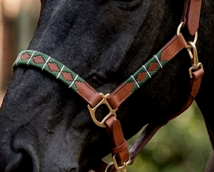 Harnais de polo brodé à la main de qualité supérieure, style européen, en cuir DD de haute qualité, avec fil ciré robuste, marque HM GLOBAL - Product Image 5