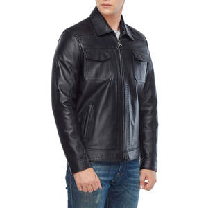 All Sizes Factory Direct Supplier Top Manufacturer Best Selling <b>Leather</b> <b>Jackets</b> OEM Service Men <b>Leather</b> <b>Jacket</b> for men - Product Image 6