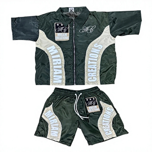 Ensemble short et veste coupe-vent réfléchissante pour homme, grandes tailles, printemps, imperméable, coupe-vent, éco-responsable - Product Image 3