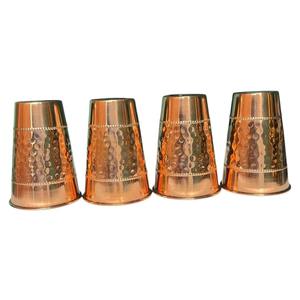 Gobelet en cuivre martelé de 8 cm de large et 12 cm de haut, tasse à boire en cuivre pour l'eau, le jus, la maison, le restaurant et l'hôtel - Product Image 5