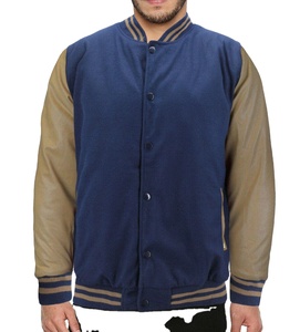 Custom Logo Unisex Letterman Varsity Jacket Men's & Women's University Style Plus Size Waterproof Made with Sheep Fur 2026 - Product Image 2