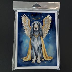 A7แปลกๆขนาด5x7 afghan Hound My Angel Note Card ว่างเปล่า Pack 8ซองพร้อมทักทาย - Product Image 3