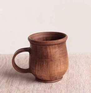 Tasse à thé en bois naturel, mug à café en bois, tasse à boire artisanale avec poignée pour la maison, le camping, les fêtes - Product Image 5