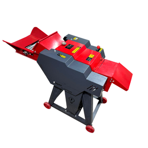 New 220V/380V Electric Chaff Cutter Multifunctional Dry Grass Shredder <b>Feed</b> <b>Processing</b> <b>Machine</b> Wheels High Productivity Steel - Product Image 2