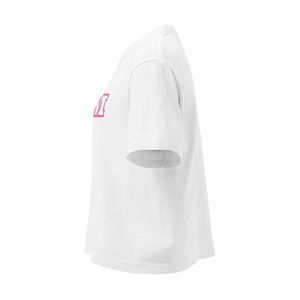 Camiseta Premium de Algodón Grueso JJ MOM para Mujer, Corte Holgado, Manga Corta, Cuello Redondo, Estilo Casual, Venta al Por Mayor - Product Image 3