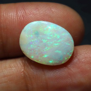 Opale naturelle australienne de 5 carats, pierre précieuse solide de Coober Pedy, feu vert fantastique, faite à la main pour la fabrication de bijoux - Product Image 4