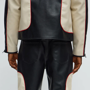 กางเกงหนังผู้ชายขายดี เอวสูง น้ำหนักเบา เป็นมิตรกับสิ่งแวดล้อม กันน้ำ ระบายอากาศได้ดี คุณภาพสูง ยืดหยุ่น เหมาะสำหรับฤดูหนาว สวมใส่สบาย - Product Image 6