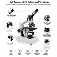 Microscopio Petrográfico LED |   Polarizador Montado |   Microscopio Geológico de Sección Delgada |   Equipo de Laboratorio para Análisis de Minerales y Rocas