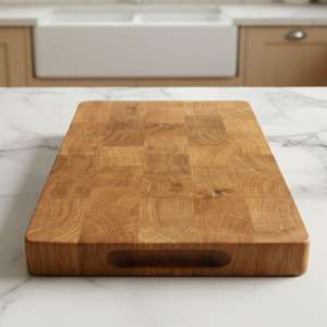 Planche à découper en bois massif à grain transversal, design robuste pour la cuisine professionnelle et les acheteurs en gros - Product Image 2