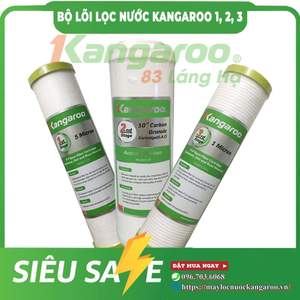Paquete de Filtros Eléctricos 3 en 1 Kangaroo, Cartuchos PP/UDF/CTO, Carbón Activado de Cáscara de Coco, 0.5-10 Micras, Alta Eficiencia, para el Hogar - Product Image 6
