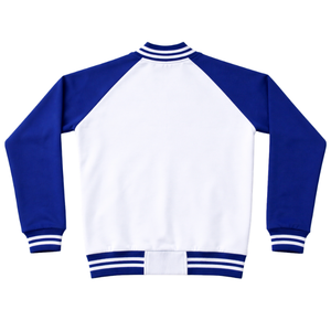 Chaqueta Varsity Blanca de Felpa Phi Beta Sigma, Ropa de Fraternidad Griega con Estilo Universitario Clásico, Calidez y Comodidad Premium - Product Image 5