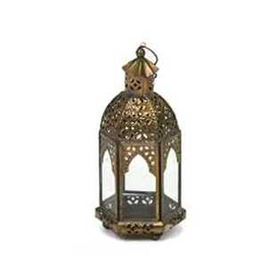 Set 2 Tall Black Stainless Steel Frame Eco-Friendly Heat Resistant Candle <b>Lantern</b> Glass <b>Hurricane</b> Cylinder Insert Holder <b>Lantern</b> - Product Image 2