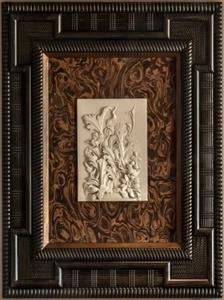 Classic Luxury Handcrafted Dark Wood <b>Photo</b> <b>Frame</b> with Intricate Artistic Carved Antique Look Border for Premium Home Decor - Product Image 4