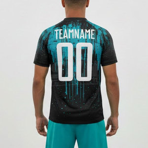 Diseño Único, Precio Económico, Color Personalizado, Jersey Deportivo Sublimado de Alta Calidad, Manga Corta, 100% Poliéster, Secado Rápido, Transpirable - Product Image 3