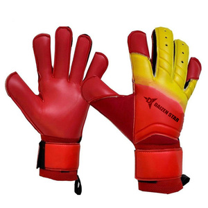 Gants de gardien de but Daizen Star en latex, à doigts entiers, antidérapants, respirants, avec fermeture auto-agrippante réglable au poignet, unisexe - Product Image 4
