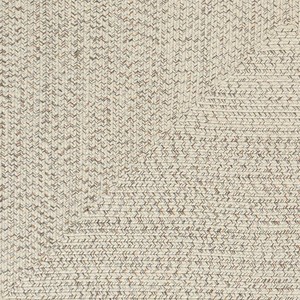 Modern Flat Weave <b>Jute</b> <b>Rug</b> Rectangle Beige Polypropylene Stain Resistant Thin Pile Rubber Backing Living Room - Product Image 6
